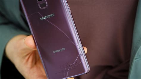 The Galaxy S9 put up a good fight in our drop test